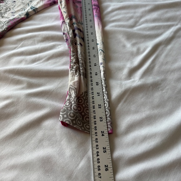 Tribal Long Sleeve‎ Embellished Top Wearable Art Long Sleeve Pink XL Lightweight - Picture 10 of 12